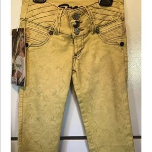 REGGE’ Women’s Skinny Jeans Denim Capri Stretch